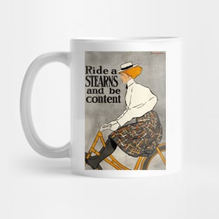 Stearns Bicycles - Vintage Advertising Poster Design Mug